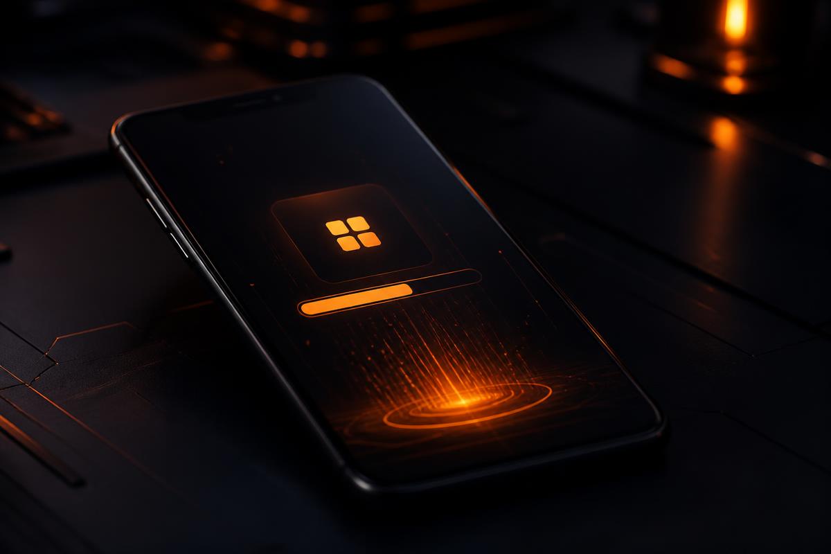 Aplicația netbet instalată pe un telefon mobil